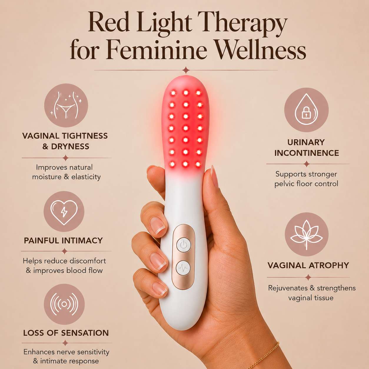 Pelviee™ PelviGlow-Red Therapy Device